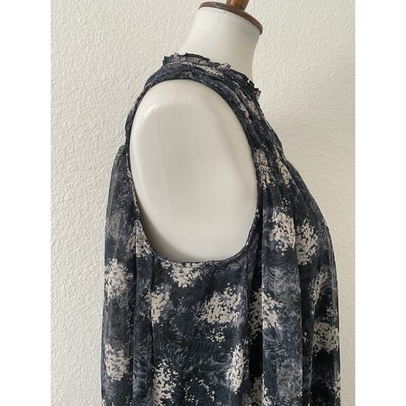 Joie Dress Mini Multicolor Baltic Print Smocked Lined - Picture 5 of 13